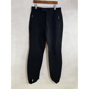 Vintage Stirrup Pants Women’s 28” Black Soft Shell  Ski Snow Pant American Ski